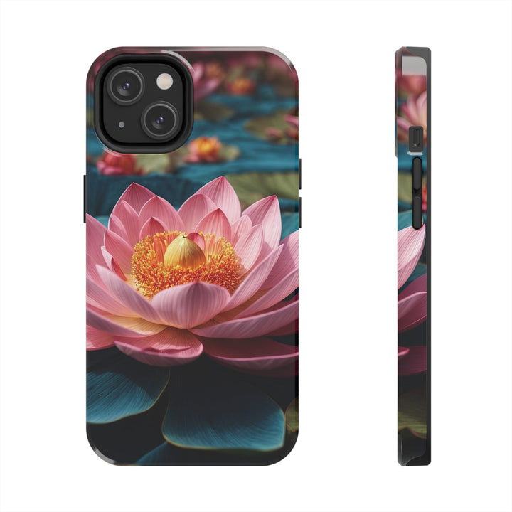 Ethereal Lotus Blossoms - Tough Phone Case - Phone Case - g(0D·IO) - iPhone 14 - -