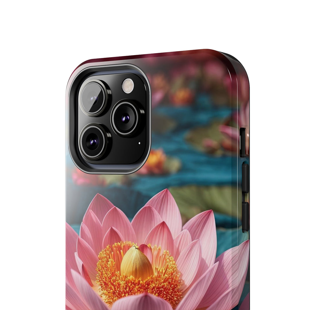 Ethereal Lotus Blossoms - Tough Phone Case - Phone Case - g(0D·IO) - iPhone 13 Mini - -