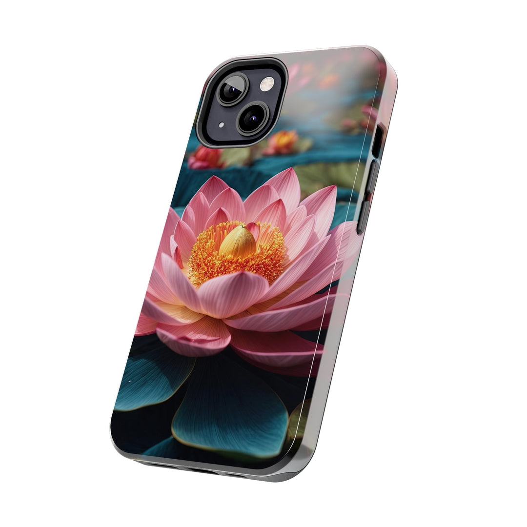 Ethereal Lotus Blossoms - Tough Phone Case - Phone Case - g(0D·IO) - iPhone 13 Mini - -