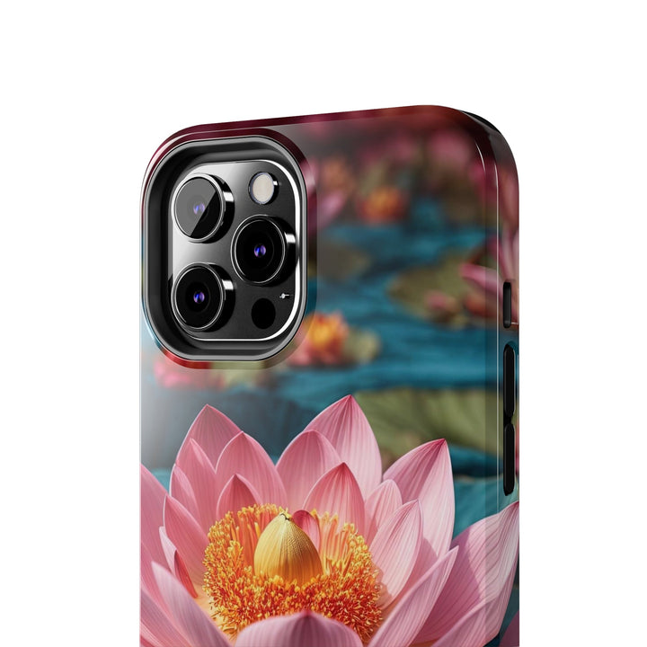 Ethereal Lotus Blossoms - Tough Phone Case - Phone Case - g(0D·IO) - iPhone 13 Mini - -