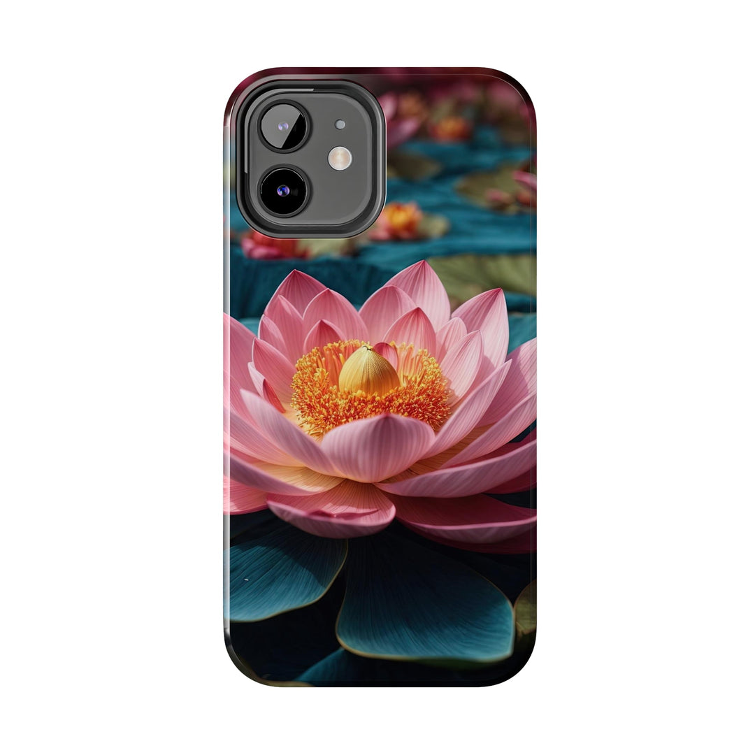 Ethereal Lotus Blossoms - Tough Phone Case - Phone Case - g(0D·IO) - iPhone 13 Mini - -