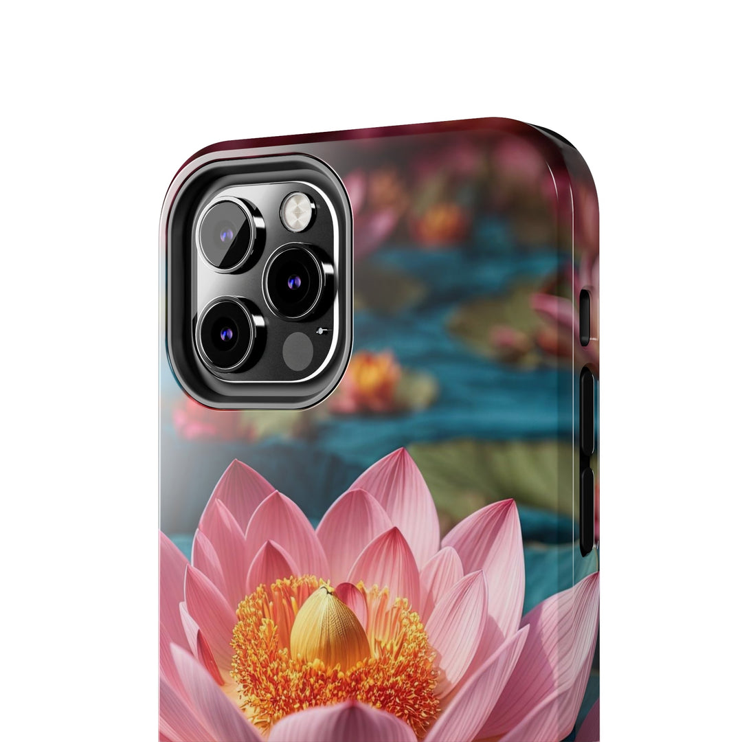 Ethereal Lotus Blossoms - Tough Phone Case - Phone Case - g(0D·IO) - iPhone 13 Mini - -