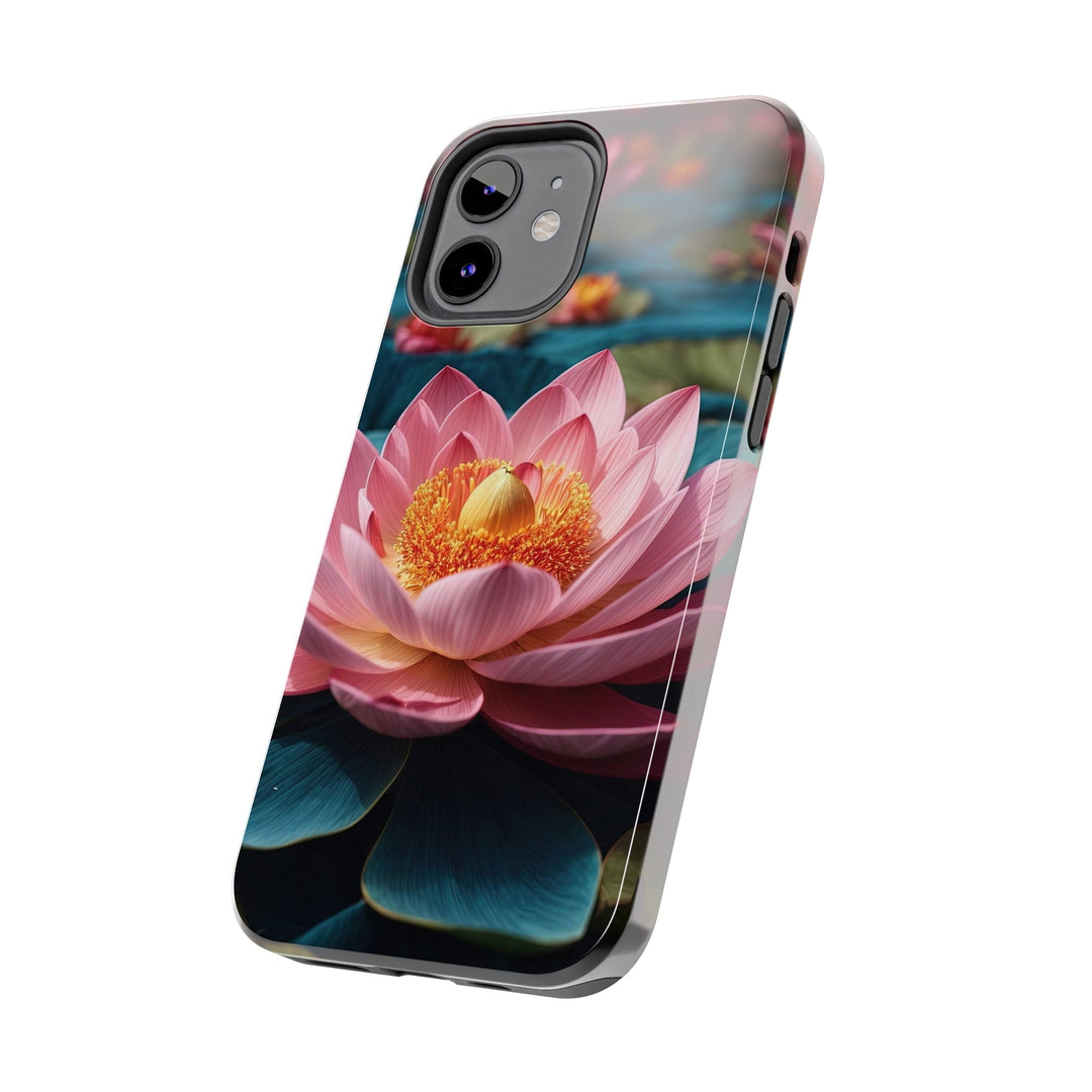 Ethereal Lotus Blossoms - Tough Phone Case - Phone Case - g(0D·IO) - iPhone 13 Mini - -