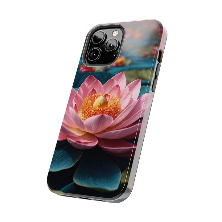 Ethereal Lotus Blossoms - Tough Phone Case - Phone Case - g(0D·IO) - iPhone 13 Mini - -