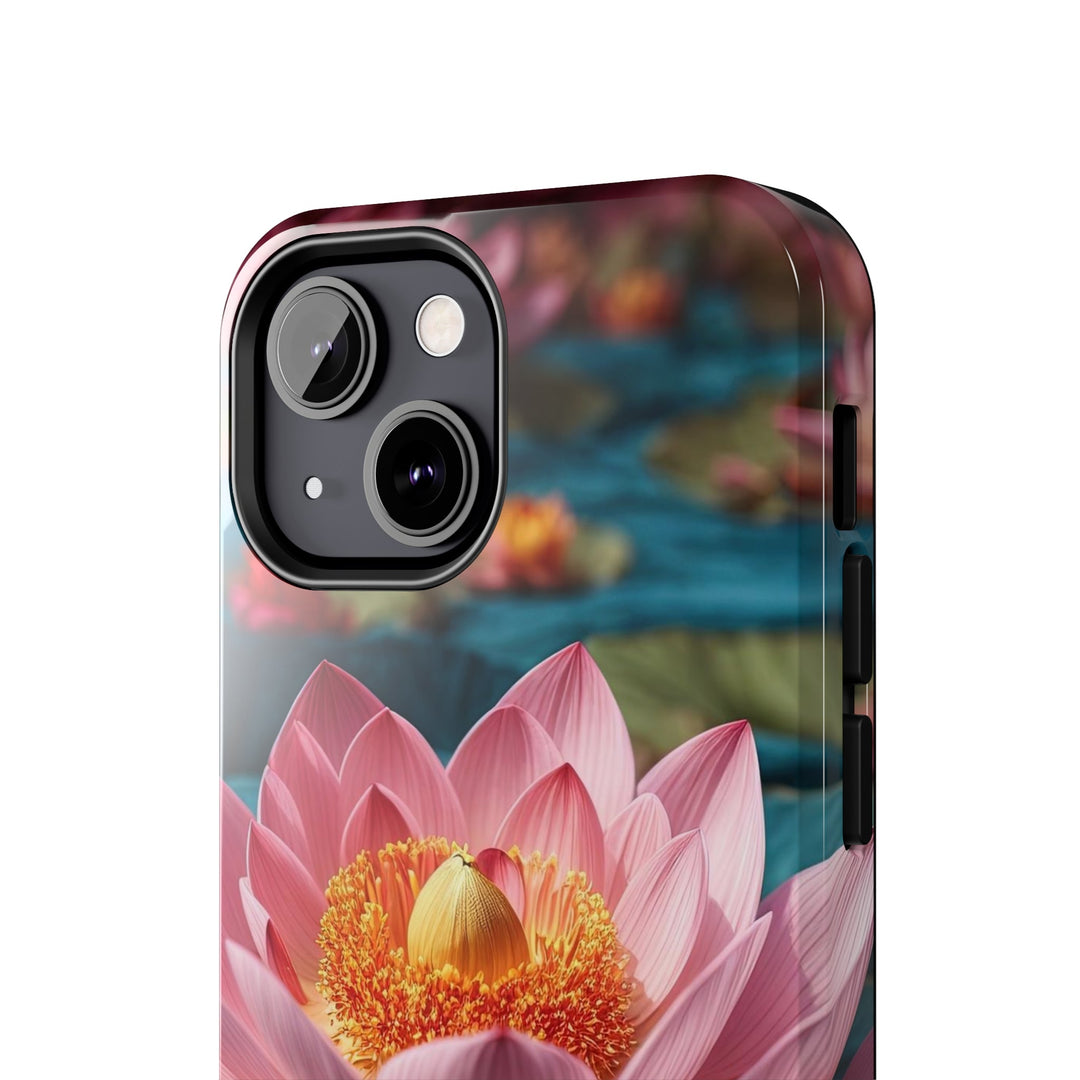 Ethereal Lotus Blossoms - Tough Phone Case - Phone Case - g(0D·IO) - iPhone 13 Mini - -