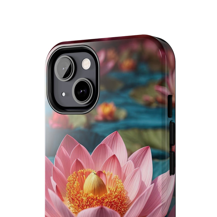 Ethereal Lotus Blossoms - Tough Phone Case - Phone Case - g(0D·IO) - iPhone 13 Mini - -