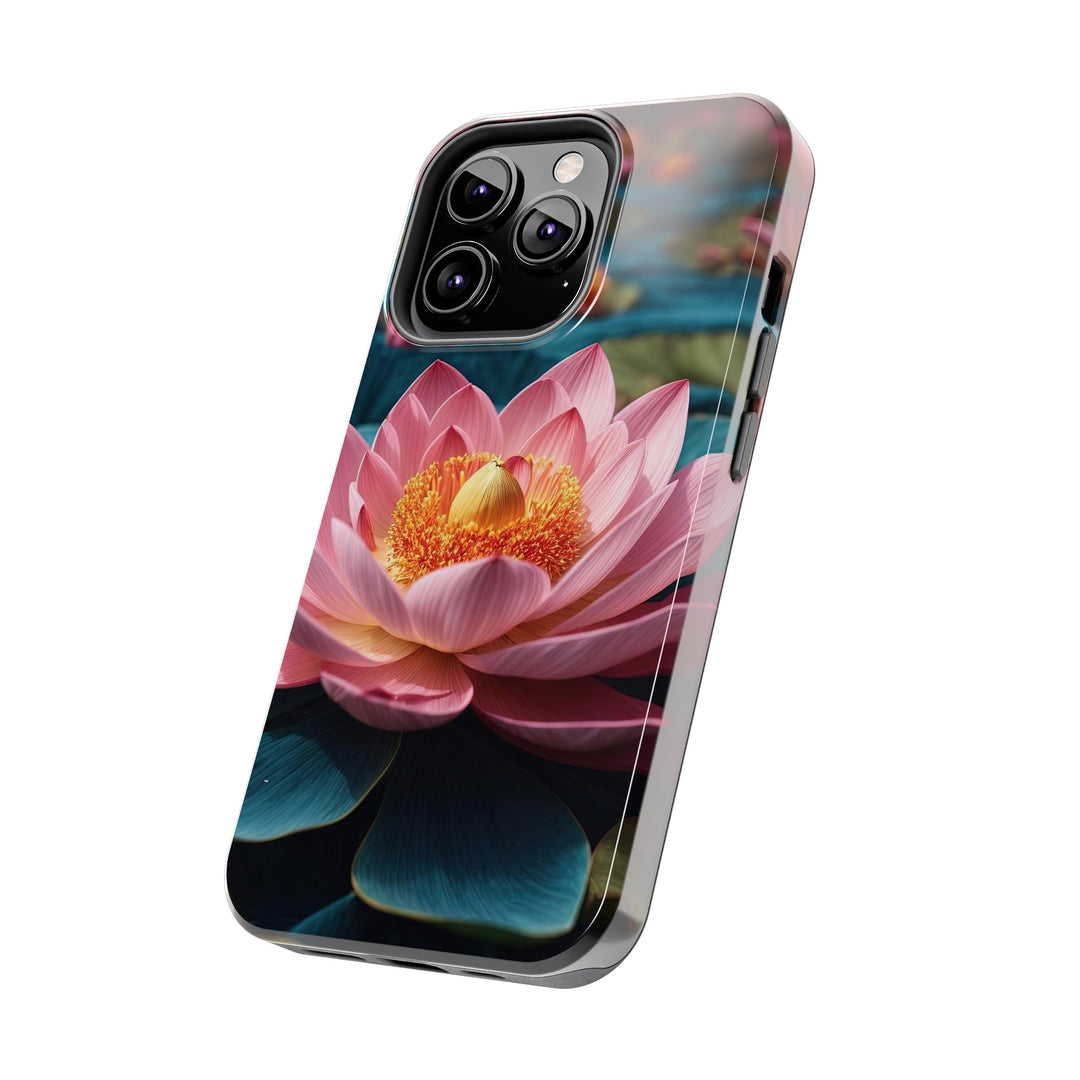 Ethereal Lotus Blossoms - Tough Phone Case - Phone Case - g(0D·IO) - iPhone 13 Mini - -