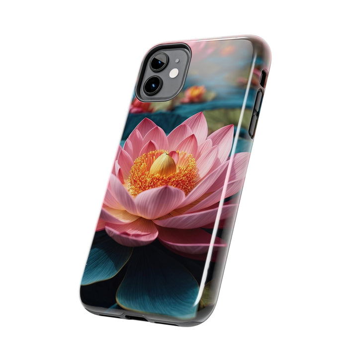 Ethereal Lotus Blossoms - Tough Phone Case - Phone Case - g(0D·IO) - iPhone 13 Mini - -