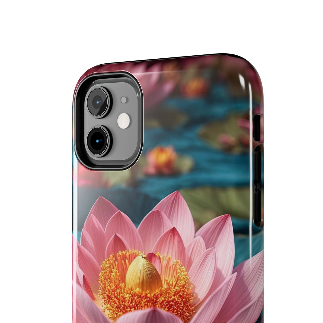 Ethereal Lotus Blossoms - Tough Phone Case - Phone Case - g(0D·IO) - iPhone 13 Mini - -