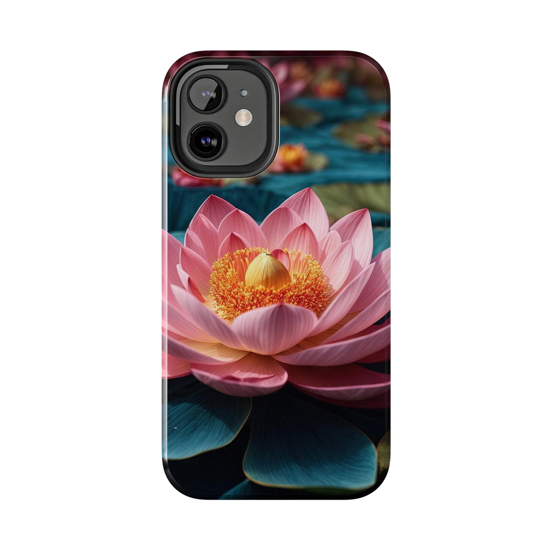 Ethereal Lotus Blossoms - Tough Phone Case - Phone Case - g(0D·IO) - iPhone 13 Mini - -