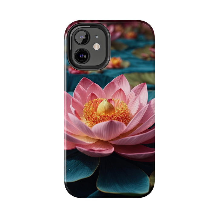 Ethereal Lotus Blossoms - Tough Phone Case - Phone Case - g(0D·IO) - iPhone 13 Mini - -