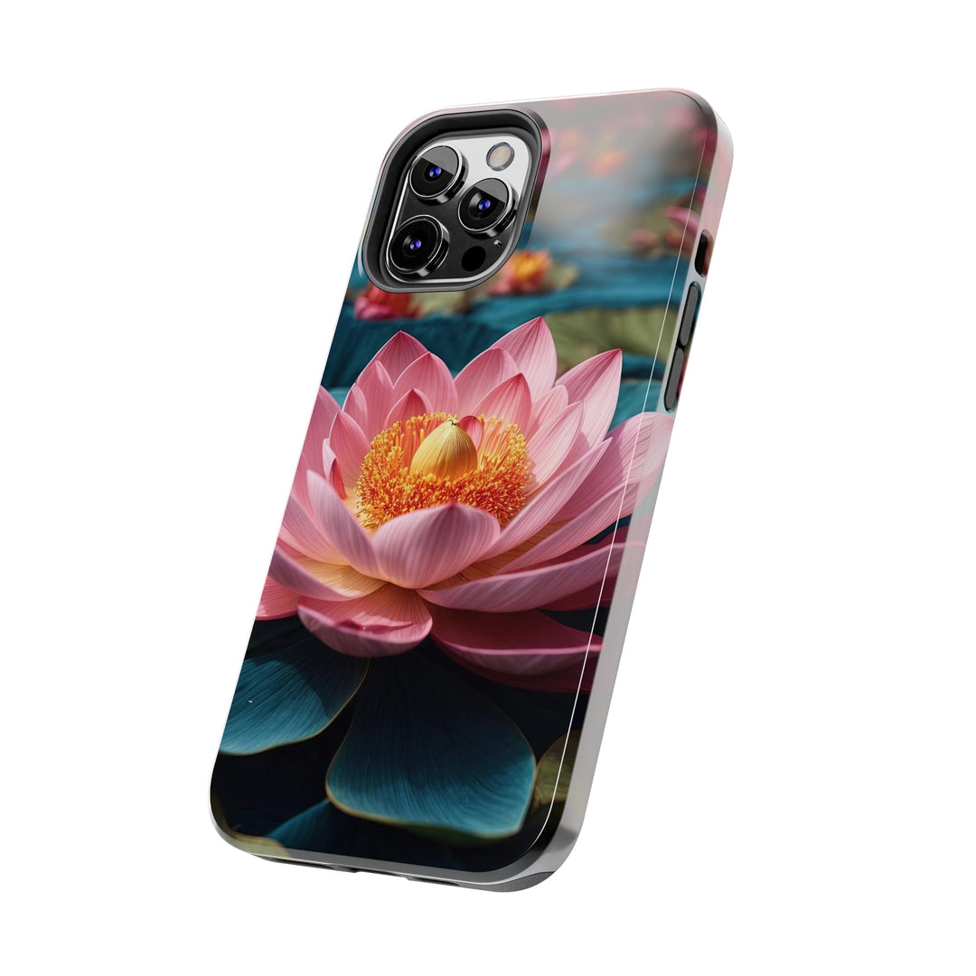 Ethereal Lotus Blossoms - Tough Phone Case - Phone Case - g(0D·IO) - iPhone 13 Mini - -