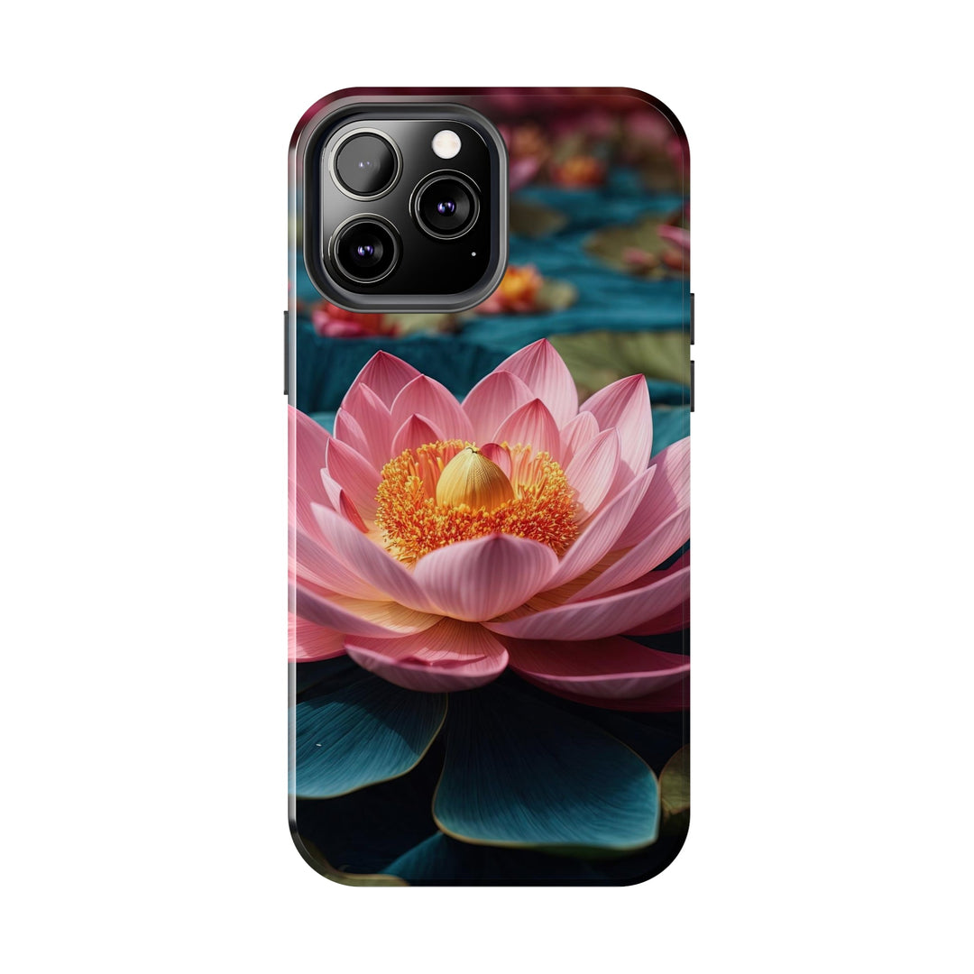 Ethereal Lotus Blossoms - Tough Phone Case - Phone Case - g(0D·IO) - iPhone 13 Mini - -