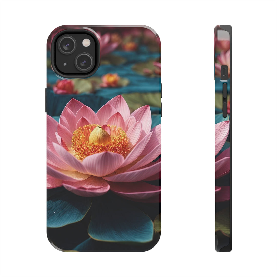 Ethereal Lotus Blossoms - Tough Phone Case - Phone Case - g(0D·IO) - iPhone 14 Plus - -