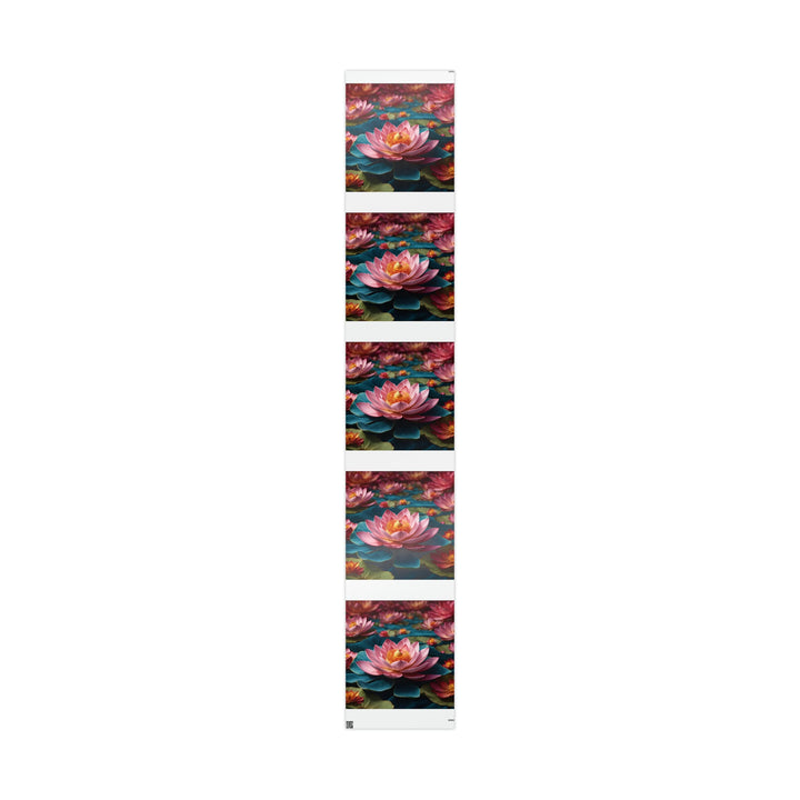 Ethereal Lotus Blossoms - Wrapping Paper - Home Decor - g(0D·IO) - 30" x 180" - Glossy -