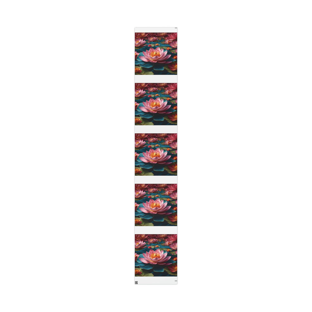Ethereal Lotus Blossoms - Wrapping Paper - Home Decor - g(0D·IO) - 30" x 180" - Matte -