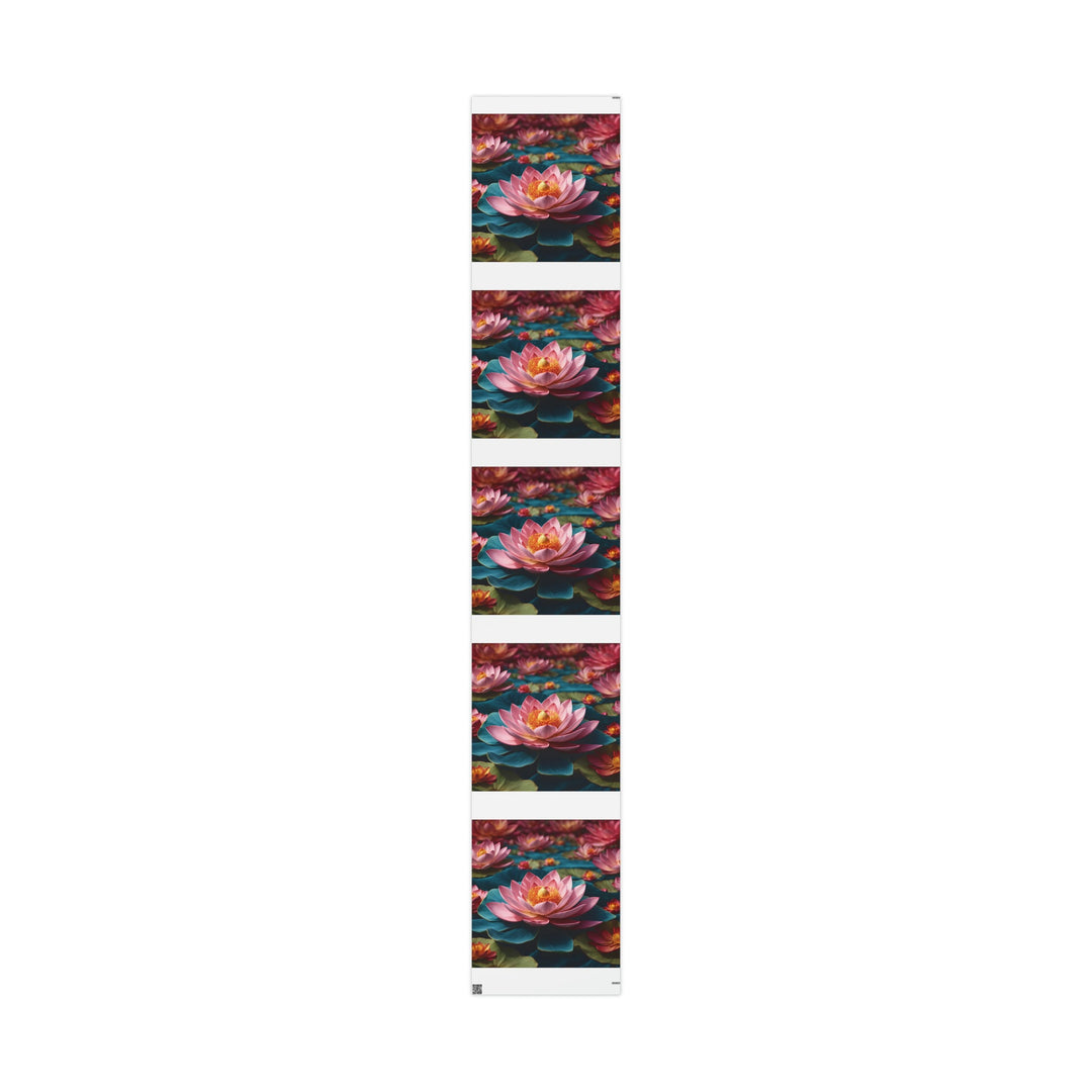 Ethereal Lotus Blossoms - Wrapping Paper - Home Decor - g(0D·IO) - 30" x 180" - Matte -