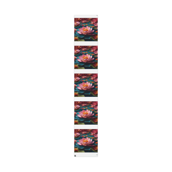 Ethereal Lotus Blossoms - Wrapping Paper - Home Decor - g(0D·IO) - 30" x 180" - Matte -