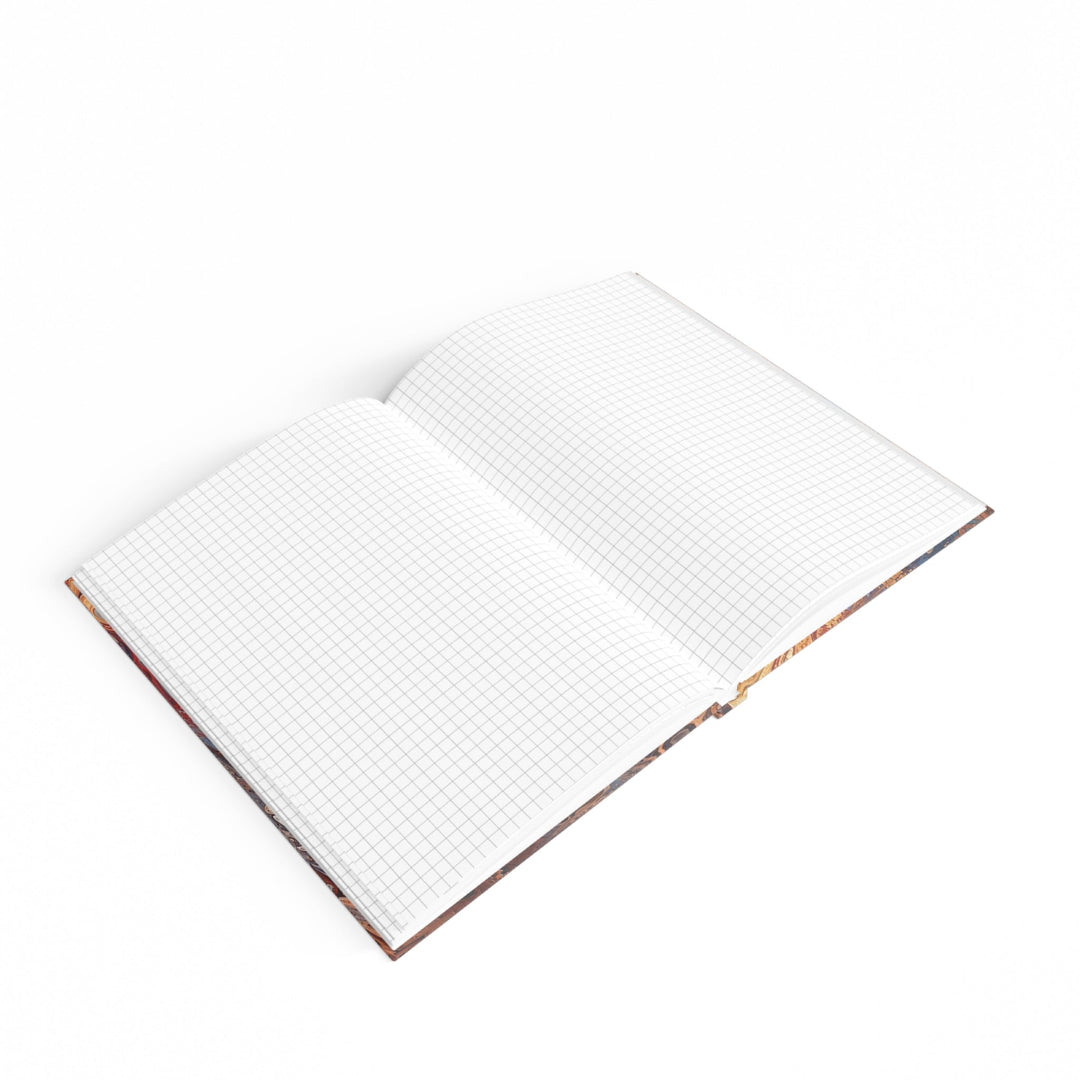 Ethereal Portal Journey - Hard Backed Journal - Paper products - g(0D·IO) - Graph - A5 - White