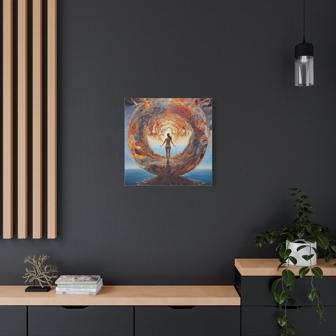 Ethereal Portal Journey - Matte Canvas Print 1.25" - Canvas - g(0D·IO) - 36" x 36" - 1.25" -