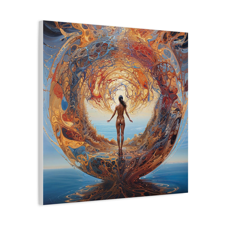 Ethereal Portal Journey - Matte Canvas Print 1.25" - Canvas - g(0D·IO) - 36" x 36" - 1.25" -