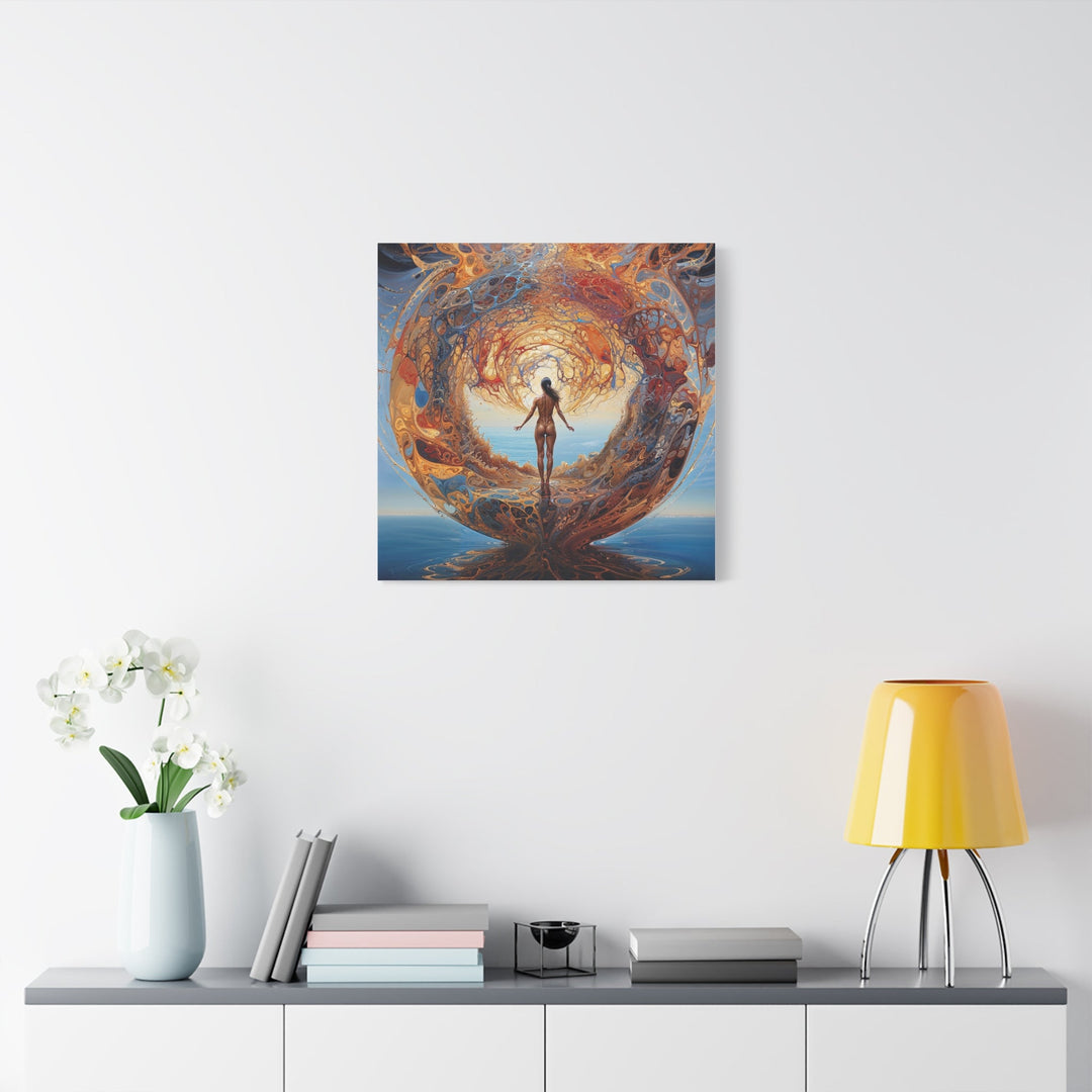 Ethereal Portal Journey - Matte Canvas Print 1.25" - Canvas - g(0D·IO) - 36" x 36" - 1.25" -