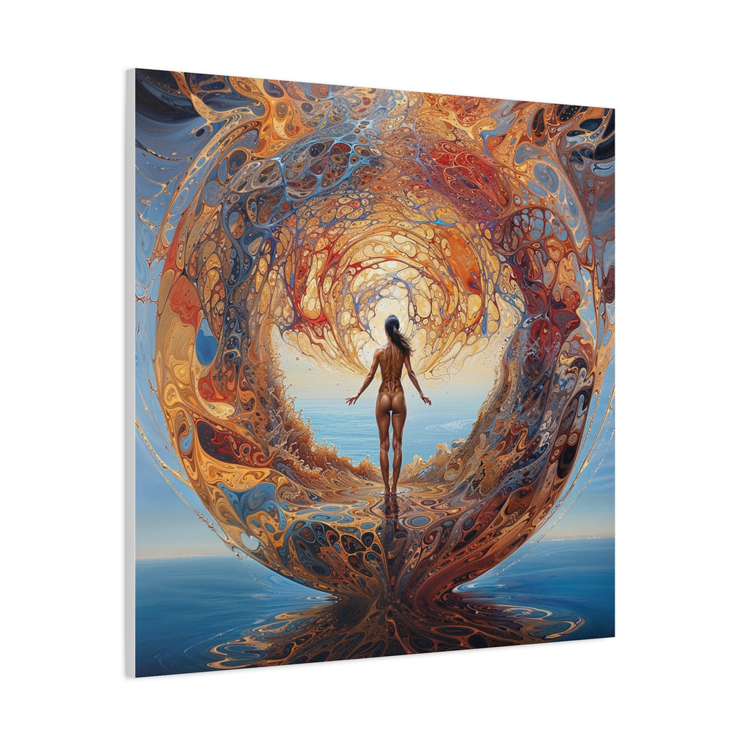 Ethereal Portal Journey - Matte Canvas Print 1.25" - Canvas - g(0D·IO) - 36" x 36" - 1.25" -