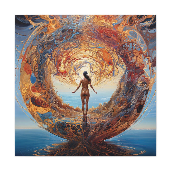 Ethereal Portal Journey - Matte Canvas Print 1.25" - Canvas - g(0D·IO) - 36" x 36" - 1.25" -