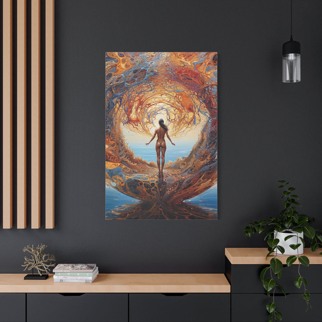 Ethereal Portal Journey - Matte Canvas Print 1.25" - Canvas - g(0D·IO) - 36" x 36" - 1.25" -