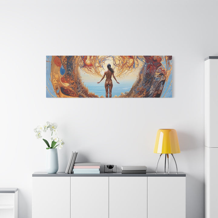 Ethereal Portal Journey - Matte Canvas Print 1.25" - Canvas - g(0D·IO) - 36" x 36" - 1.25" -