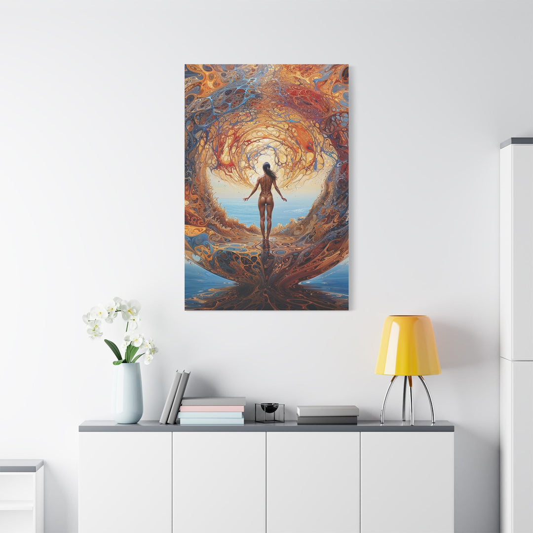 Ethereal Portal Journey - Matte Canvas Print 1.25" - Canvas - g(0D·IO) - 36" x 36" - 1.25" -