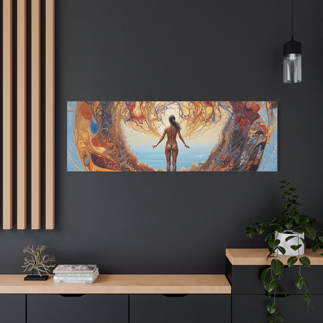 Ethereal Portal Journey - Matte Canvas Print 1.25" - Canvas - g(0D·IO) - 36" x 36" - 1.25" -