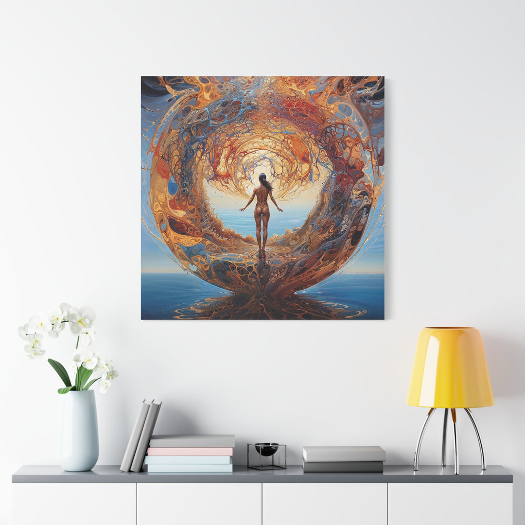 Ethereal Portal Journey - Matte Canvas Print 1.25" - Canvas - g(0D·IO) - 36" x 36" - 1.25" -