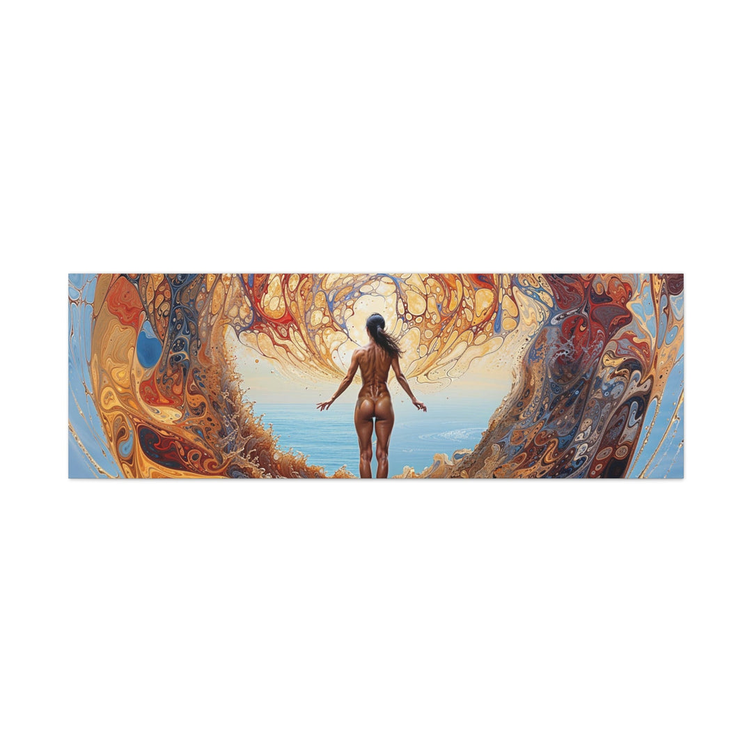 Ethereal Portal Journey - Matte Canvas Print 1.25" - Canvas - g(0D·IO) - 60" x 20" (Horizontal) - 1.25" -