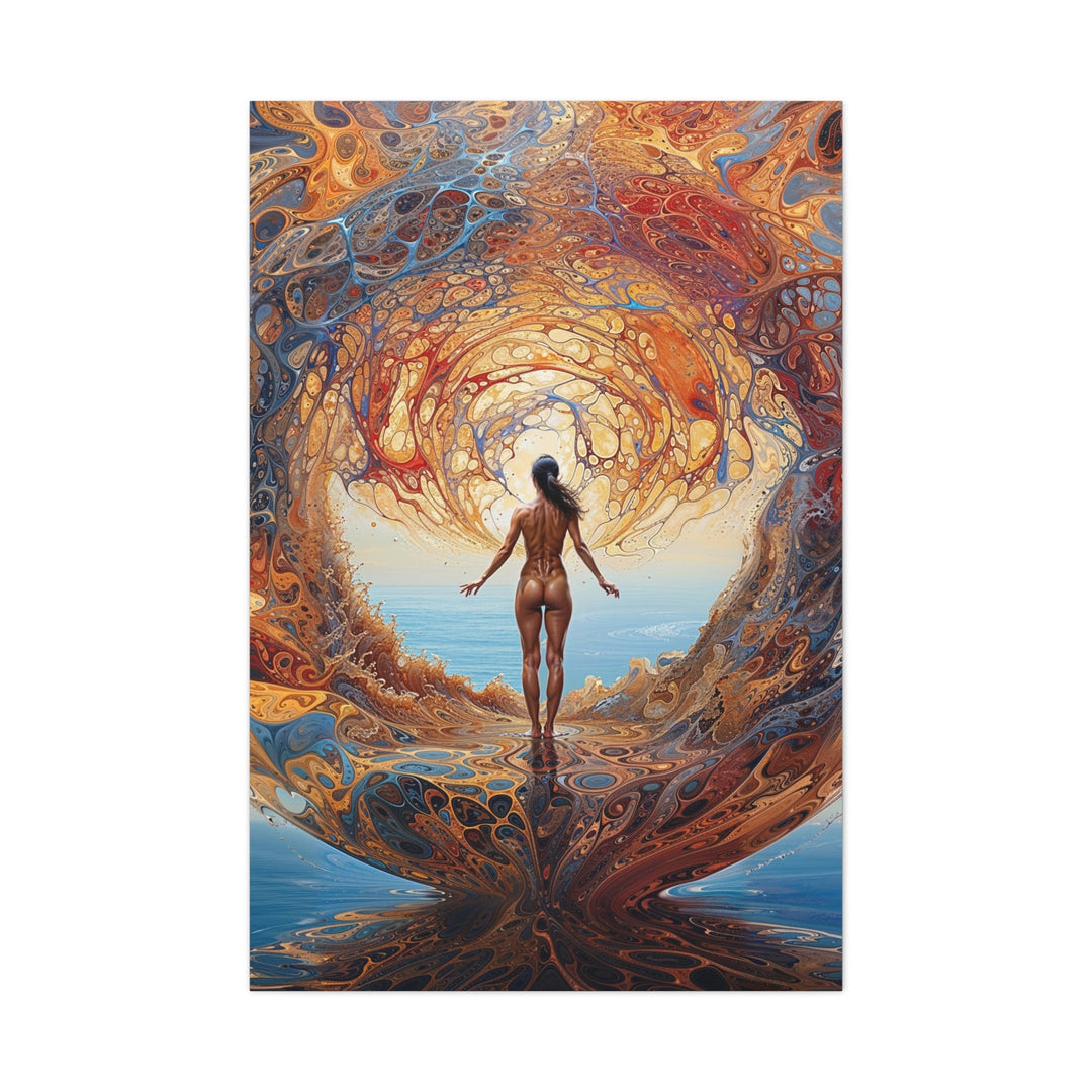 Ethereal Portal Journey - Matte Canvas Print 1.25" - Canvas - g(0D·IO) - 32″ x 48″ (Vertical) - 1.25" -