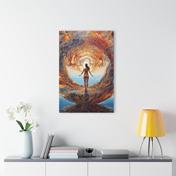 Ethereal Swirls Journey - Acrylic Prints (French Cleat Hanging) - Home Decor - g(0D·IO) - 24" x 36" (Vertical) - 0.25'' -
