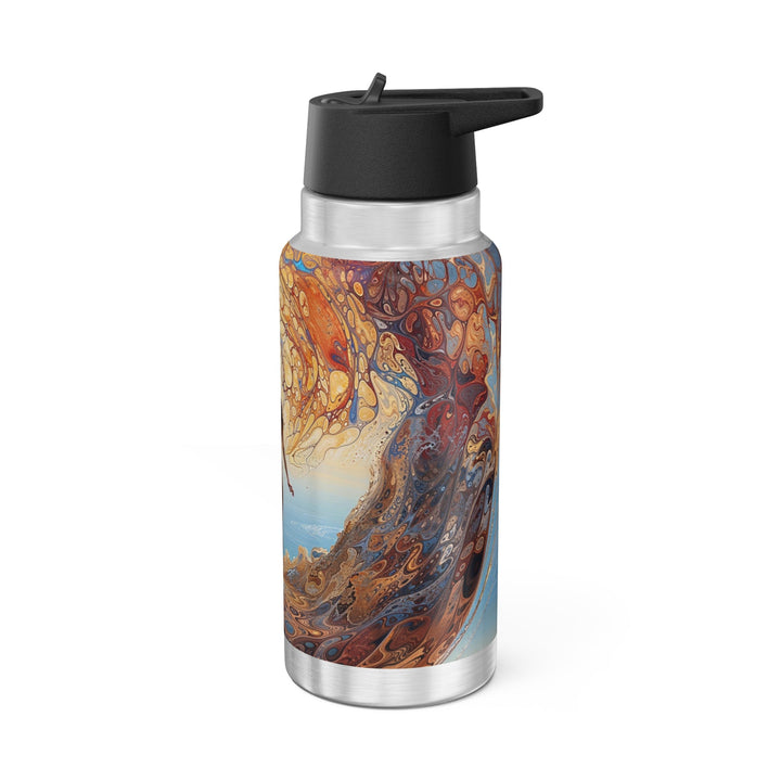 Ethereal Swirls Journey - Gator Tumbler 32oz - Mug - g(0D·IO) - Silver - 32oz -