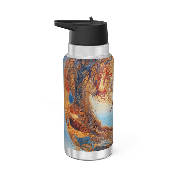 Ethereal Swirls Journey - Gator Tumbler 32oz - Mug - g(0D·IO) - Silver - 32oz -