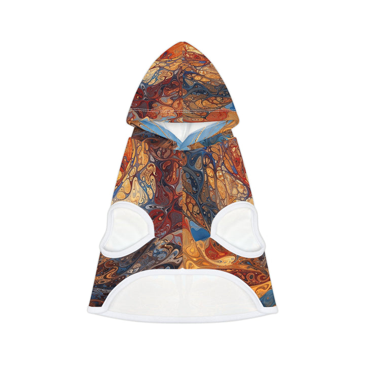 Ethereal Swirls Journey - Pet Hoodie - Pets - g(0D·IO) - XXS - White Rib -