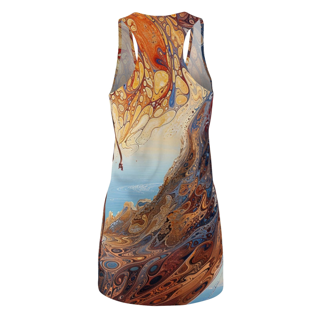 Ethereal Swirls Journey - Racerback Dress - All Over Prints - g(0D·IO) - XS - -