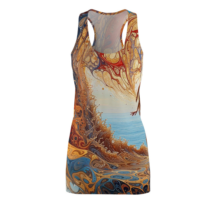 Ethereal Swirls Journey - Racerback Dress - All Over Prints - g(0D·IO) - XS - -