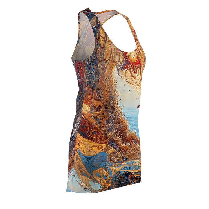 Ethereal Swirls Journey - Racerback Dress - All Over Prints - g(0D·IO) - XS - -