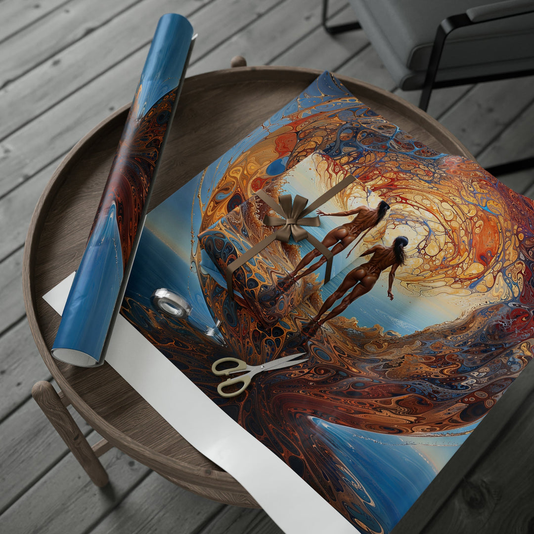 Ethereal Swirls Journey - Wrapping Paper - Home Decor - g(0D·IO) - 30" x 180" - Matte -