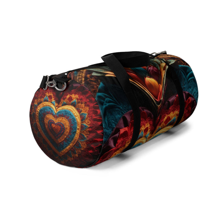 Floral Heart Tapestry - Duffle Bag - Bags - g(0D·IO) - Large - -