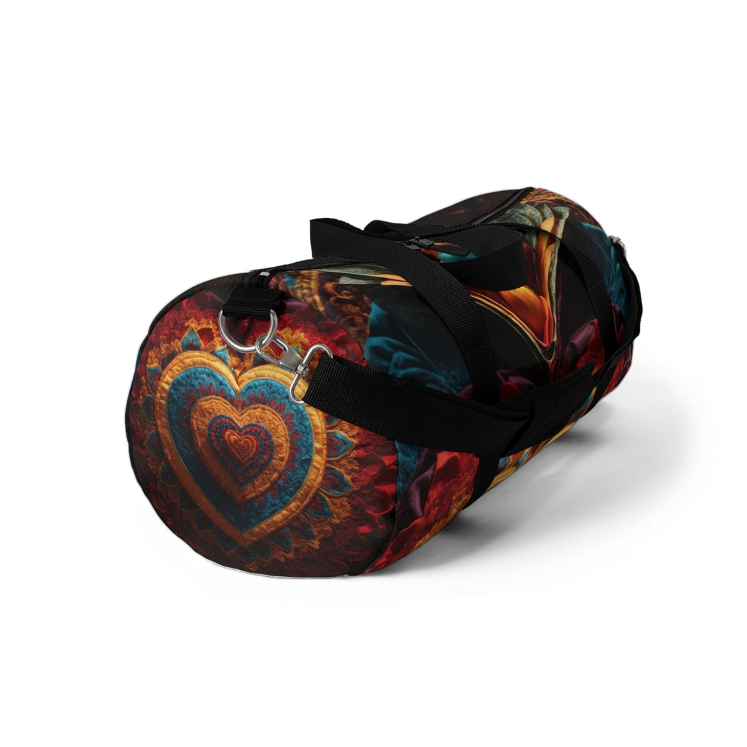 Floral Heart Tapestry - Duffle Bag - Bags - g(0D·IO) - Large - -