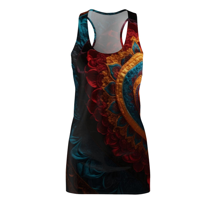 Floral Heart Tapestry - Racerback Dress - All Over Prints - g(0D·IO) - XS - -