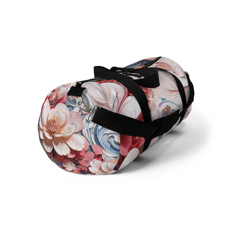 Floral Marble Whirls - Duffle Bag - Bags - g(0D·IO) - Large - -