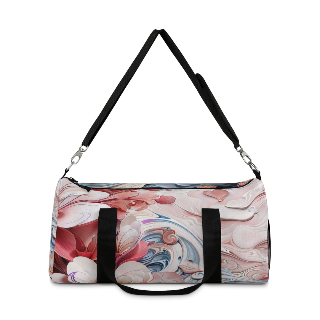 Floral Marble Whirls - Duffle Bag - Bags - g(0D·IO) - Large - -