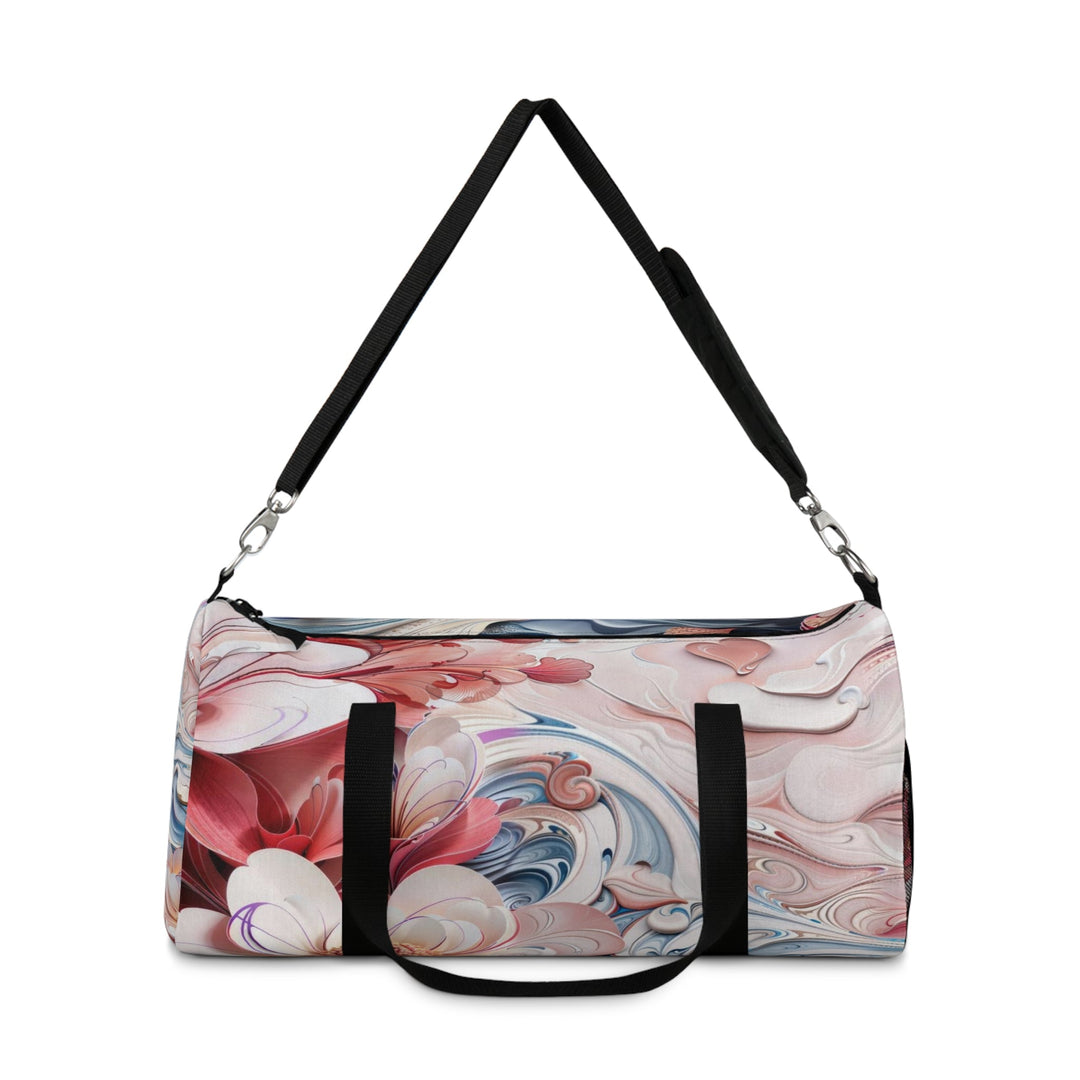 Floral Marble Whirls - Duffle Bag - Bags - g(0D·IO) - Large - -