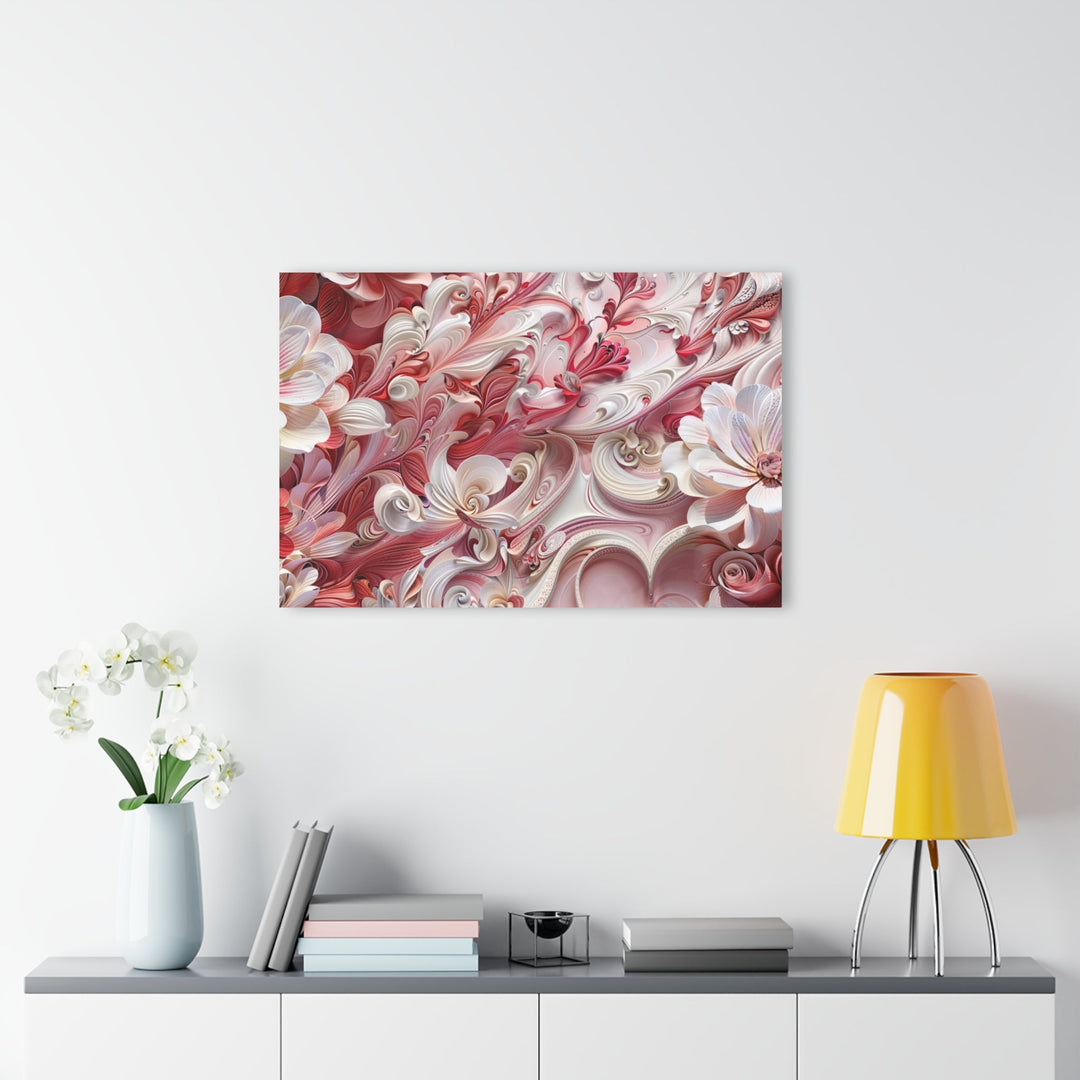 Floral Swirl Abundance - Acrylic Prints (French Cleat Hanging) - Home Decor - g(0D·IO) - 24" x 36" (Vertical) - 0.25'' -